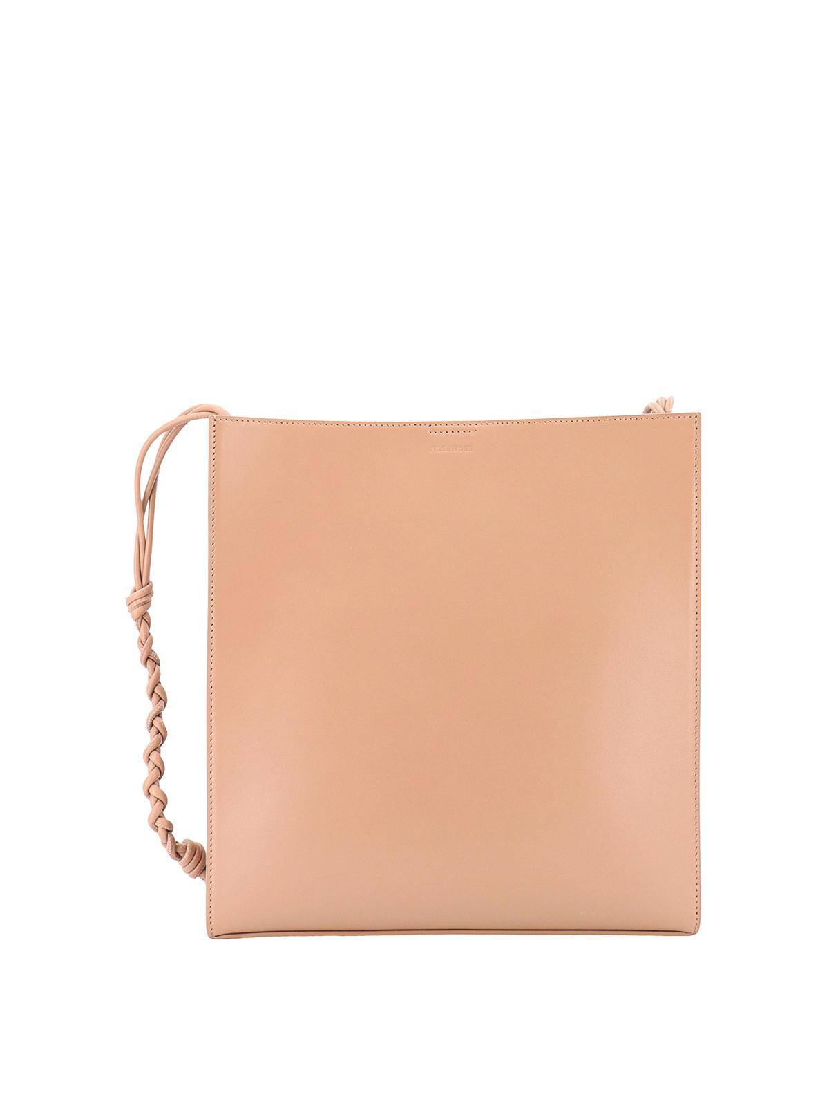 JIL SANDER Tangle Shoulder Bag In Beige Product Image