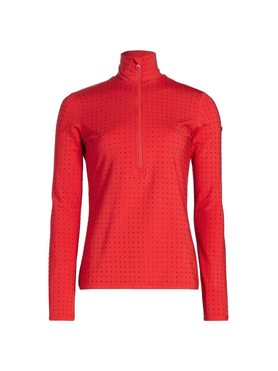 Womens Spark Stretch Interlock Ski Pullover Top product image