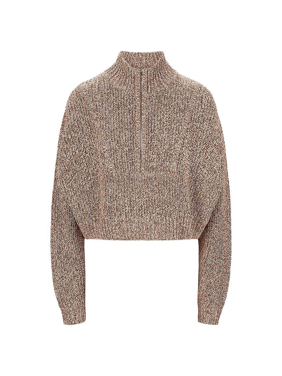 Womens Hampton Cotton-Blend Crop Sweater Product Image