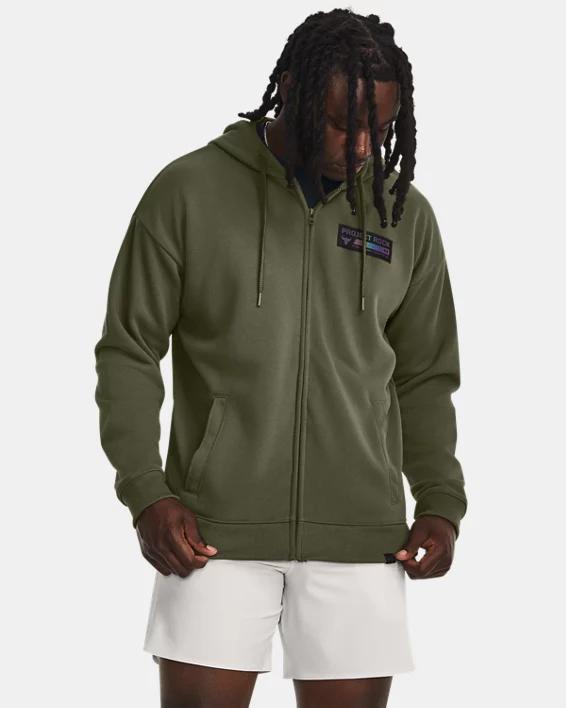 Men's Project Rock Heavyweight Terry Full-Zip Product Image