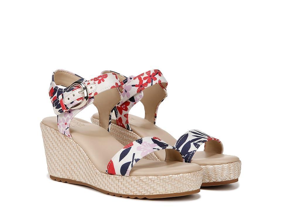 Naturalizer Stella3 Ankle Straps (Resort Floral Fabric) Women's Sandals Product Image