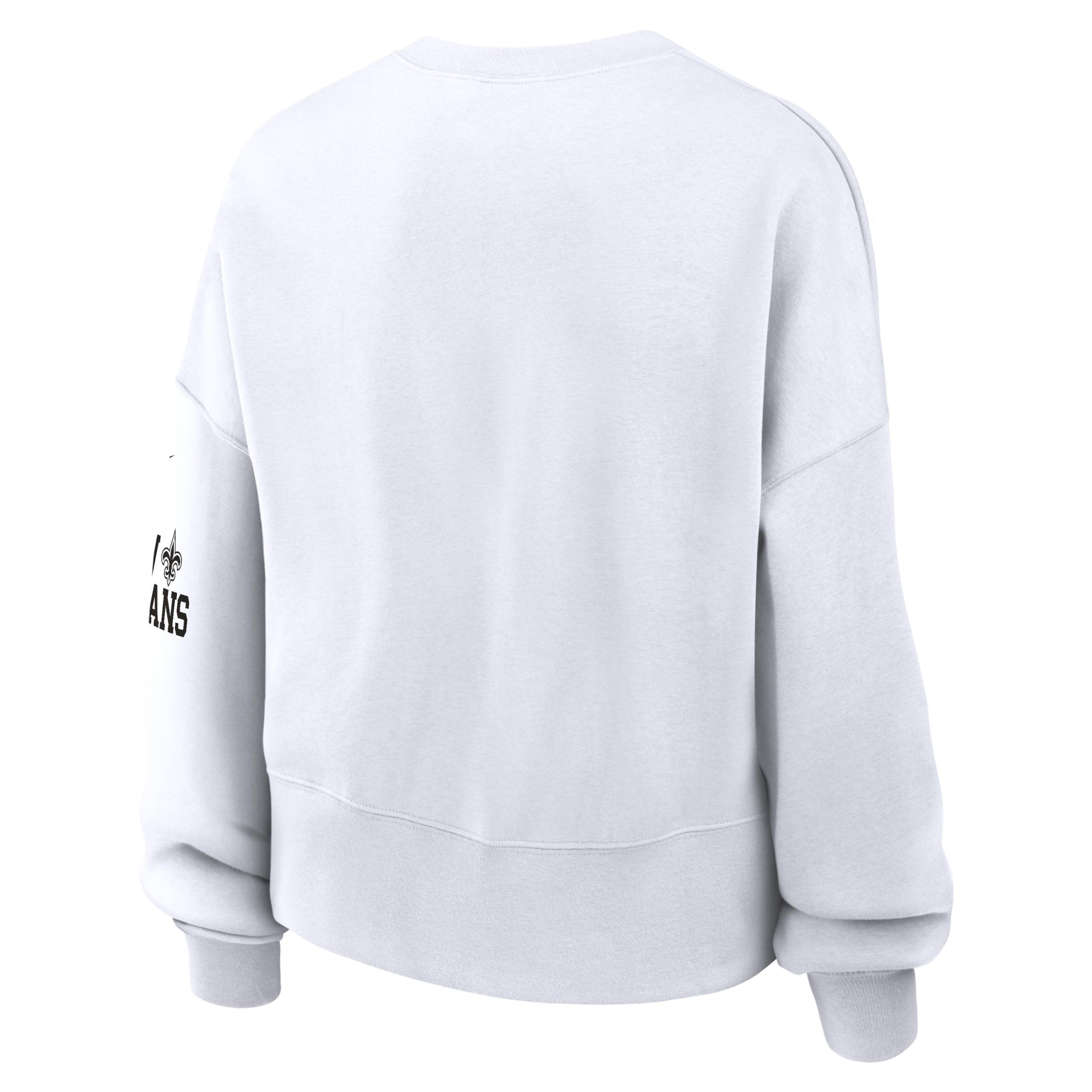 New Orleans Saints Women's Nike NFL Pullover Crew Product Image