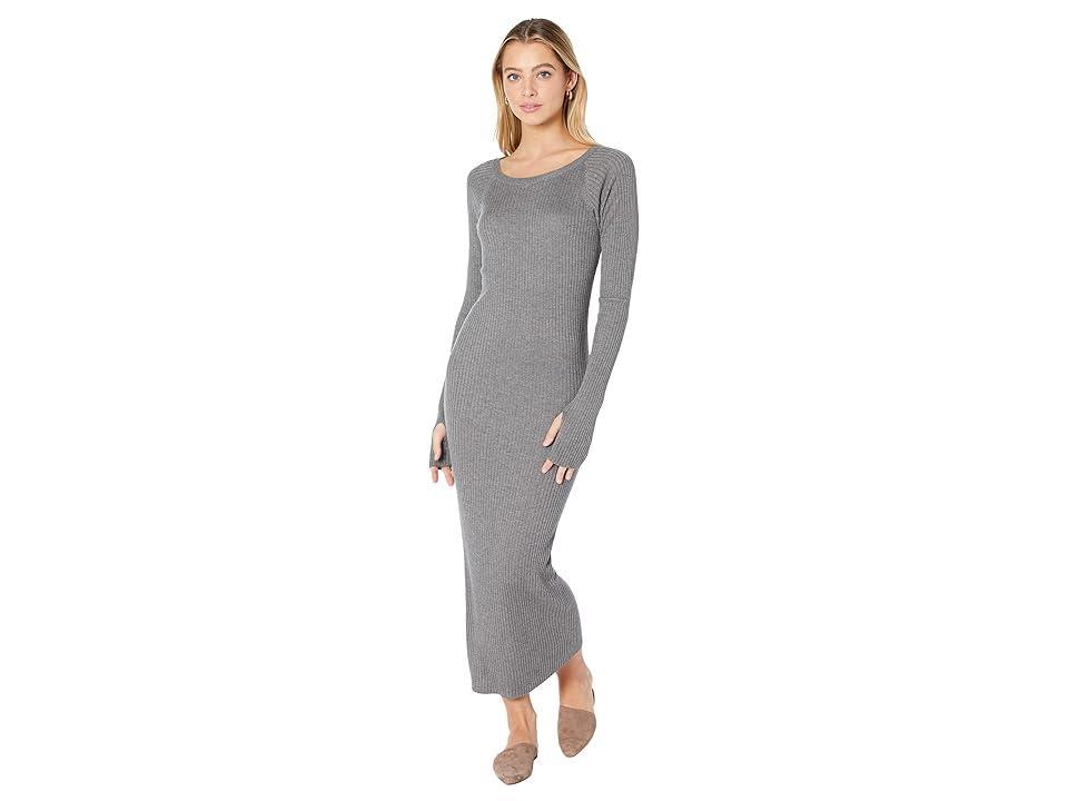 Splendid Blanca Sweaterdress (Heather Charcoal) Women's Dress product image