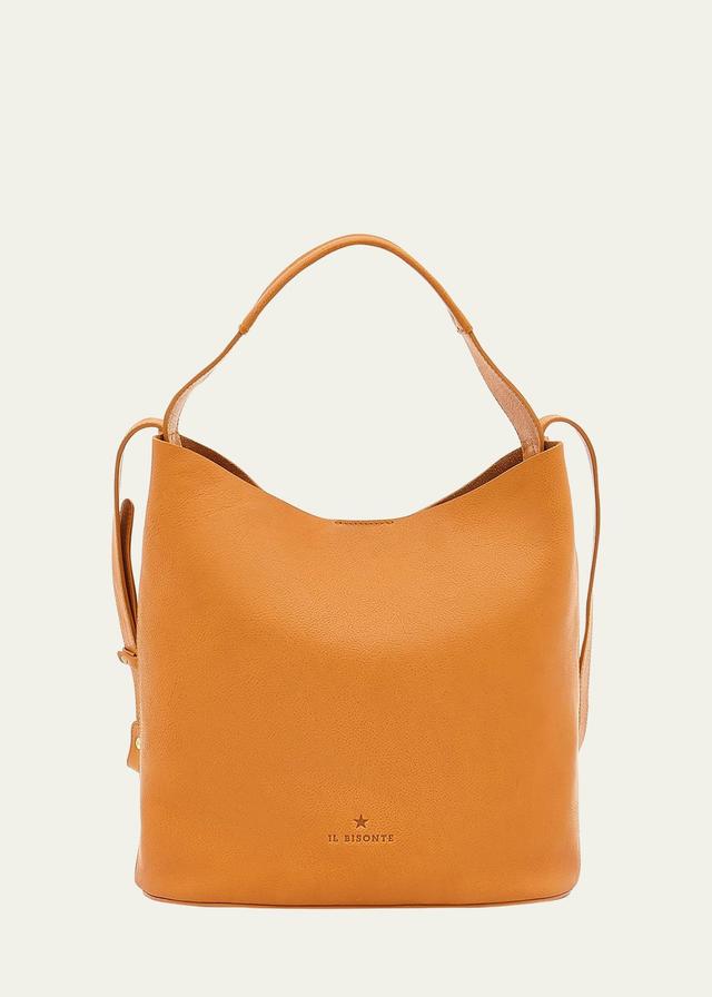 Womens Le Laudi Leather Bucket Bag Product Image