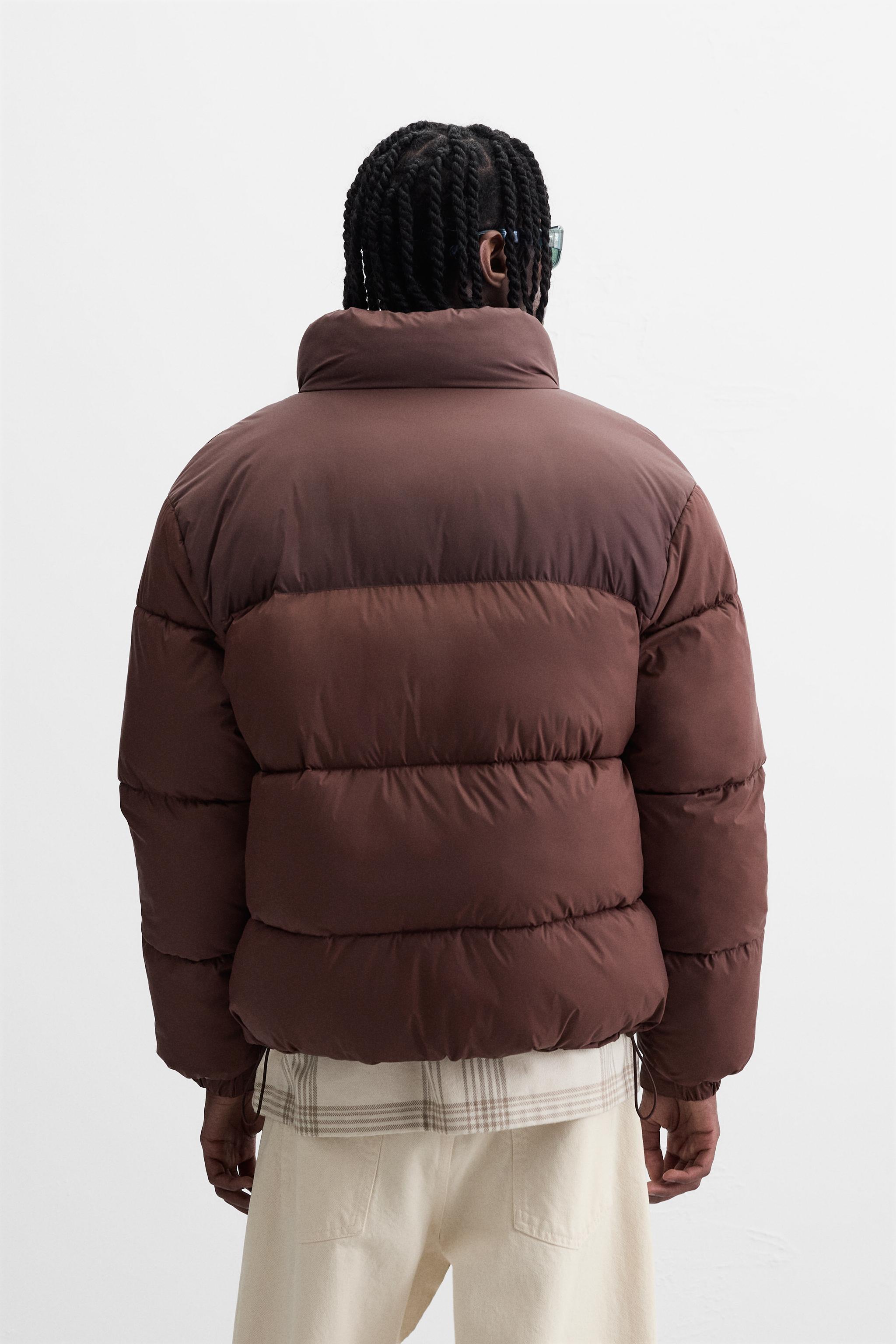 COLOR BLOCK PUFFER JACKET Product Image