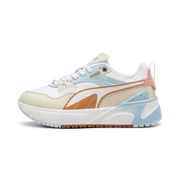 PUMA R78 Disrupt Women's Sneakers in Alpine Snow/Caramel Latte/Frosted Dew Product Image