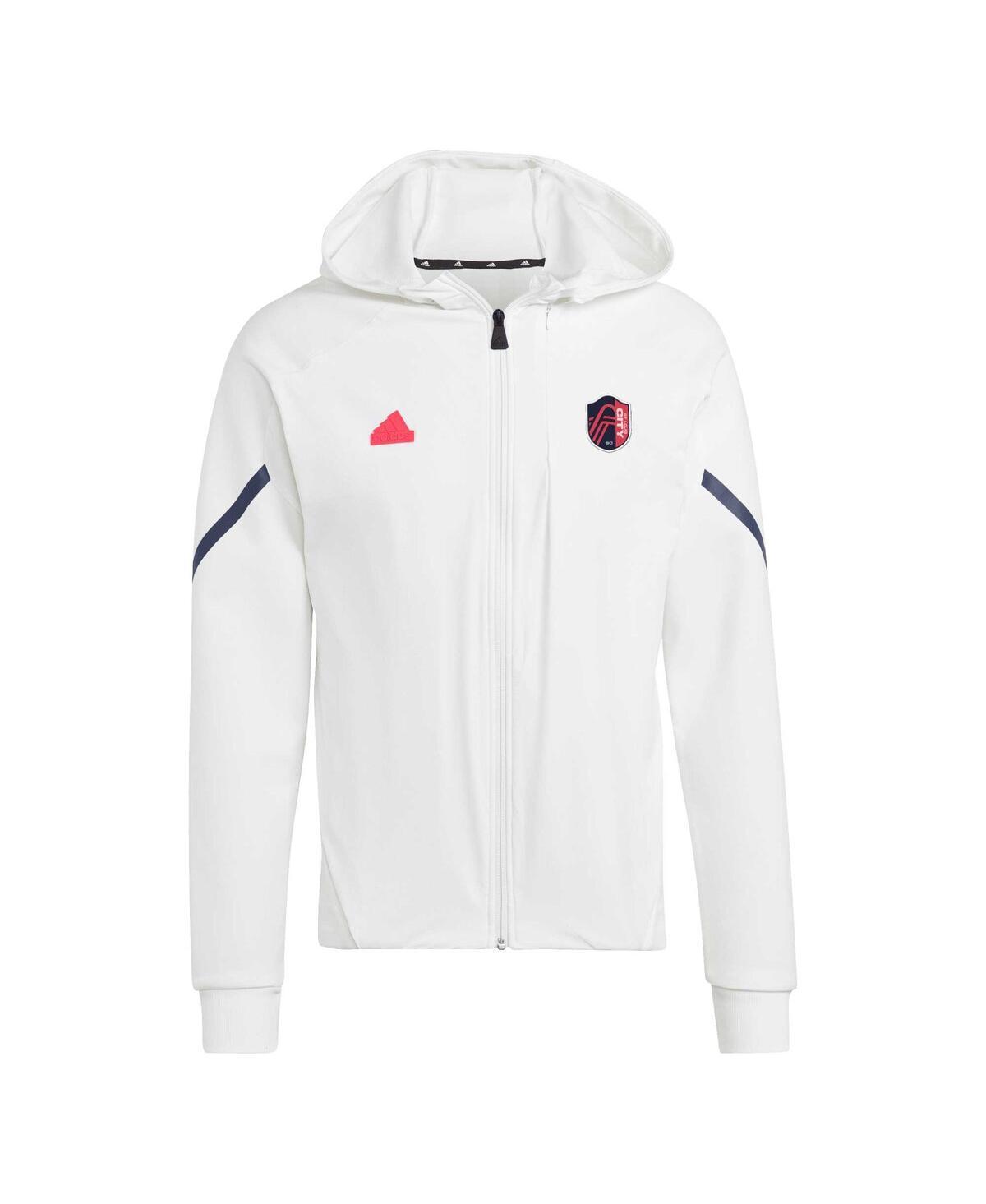 Mens adidas White St. Louis City Sc 2024 Anthem Travel Full-Zip Jacket Product Image