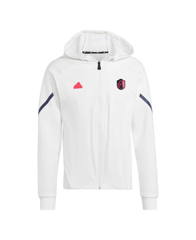 Mens adidas White St. Louis City Sc 2024 Anthem Travel Full-Zip Jacket Product Image