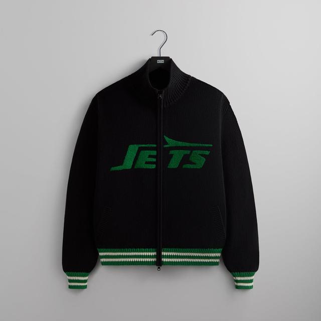 Kith & '47 for the NFL: Jets Wyona Full Zip Sweater - Black Male Product Image