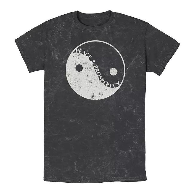 Mens Distressed Yin Yang Logo Tee Product Image