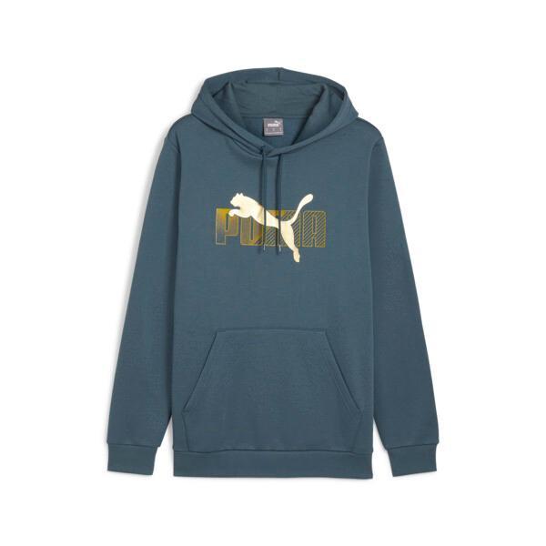 PUMA ESS+ LOGO LAB Men's Hoodie in Grey Skies Product Image