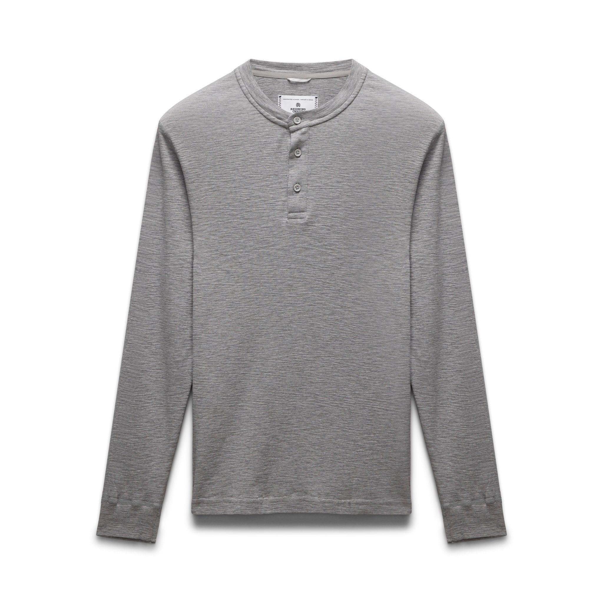 1x1 Slub Henley Male Product Image