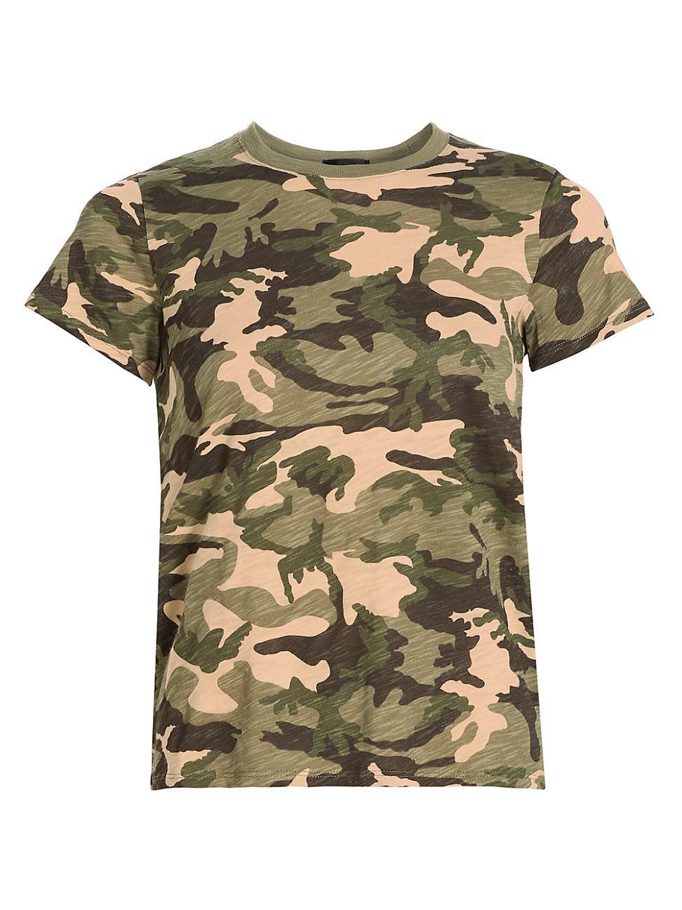 Womens Slub Jersey Camo T-Shirt product image