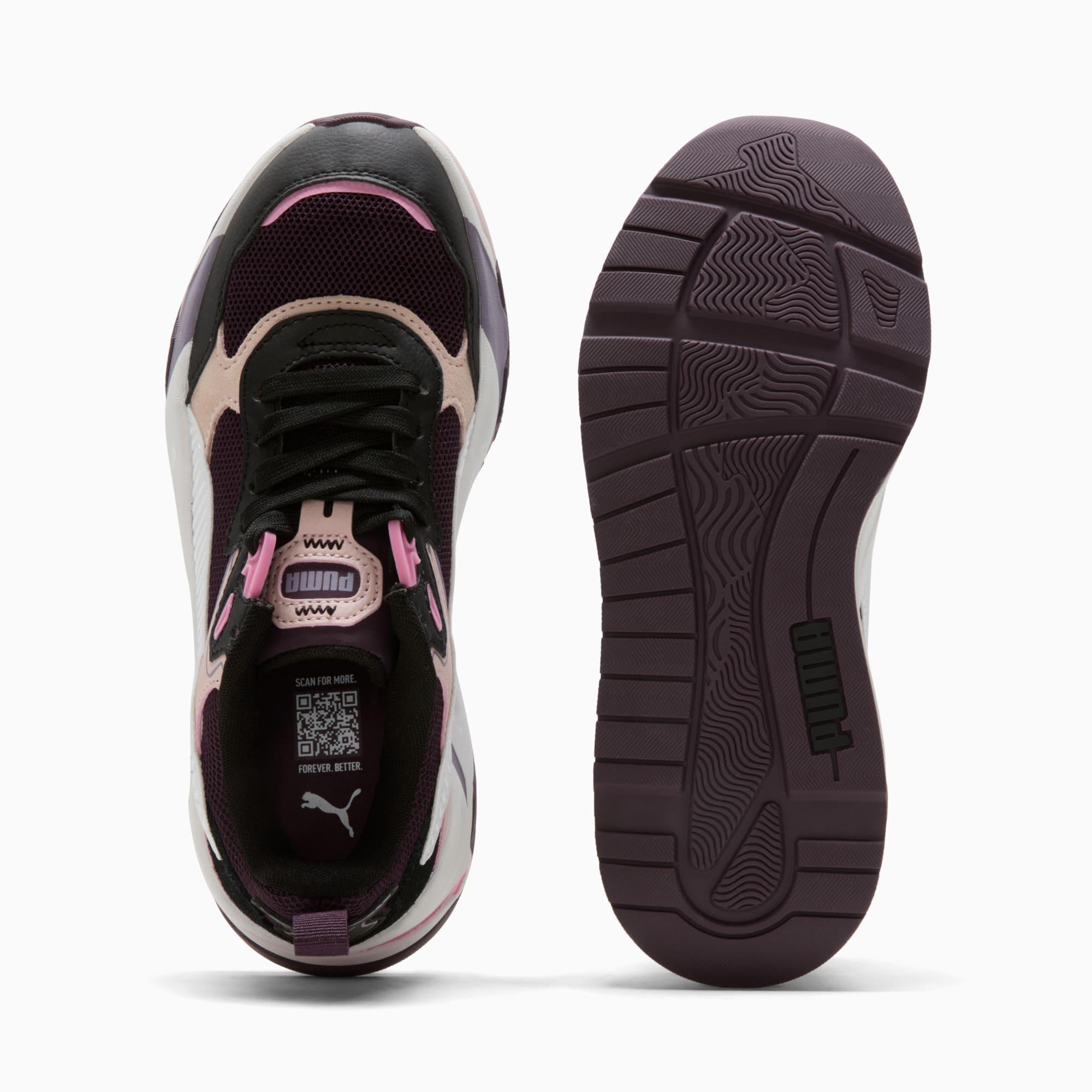 PUMA Trinity Women's Sneakers in Midnight Plum/White/Black Product Image