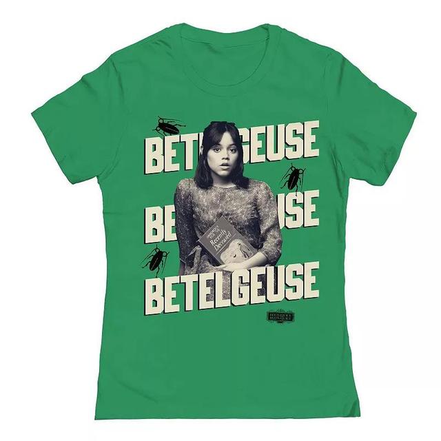 Juniors Astrid Betelgeuse Repeat Beetlejuice Graphic Tee, Womens Product Image