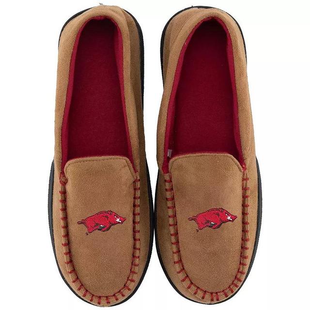 Mens ZooZatz Arkansas Razorbacks Moccasin Slippers Product Image