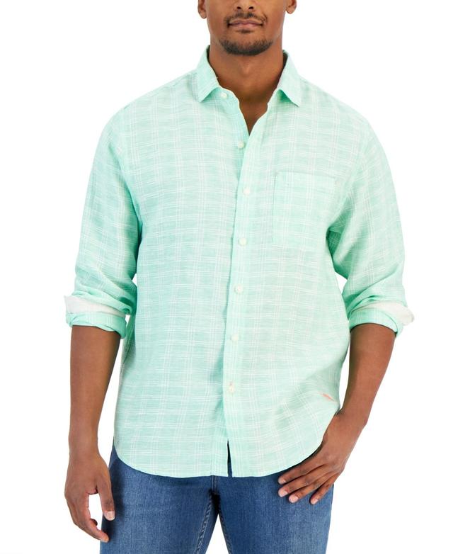 Tommy Bahama Ventana Plaid Linen Button-Up Shirt Product Image