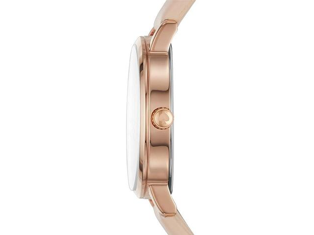 kate spade new york Metro Mother-of-Pearl Analog Leather-Strap Watch Product Image