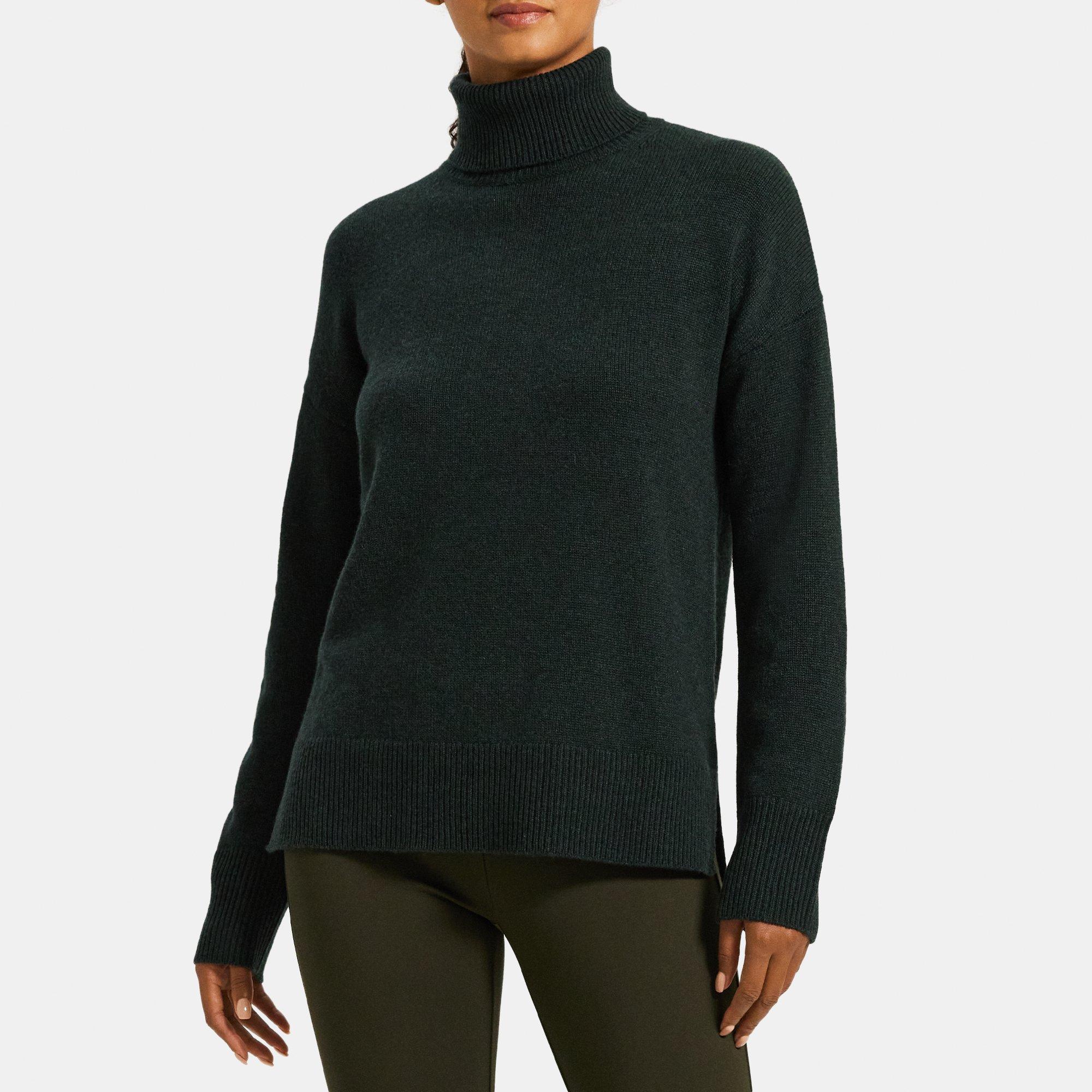 Cashmere Slouchy Turtleneck Sweater | Theory Outlet product image