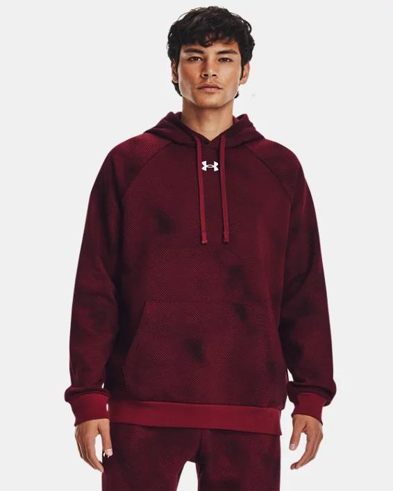 Men's UA Rival Fleece Printed Hoodie Product Image