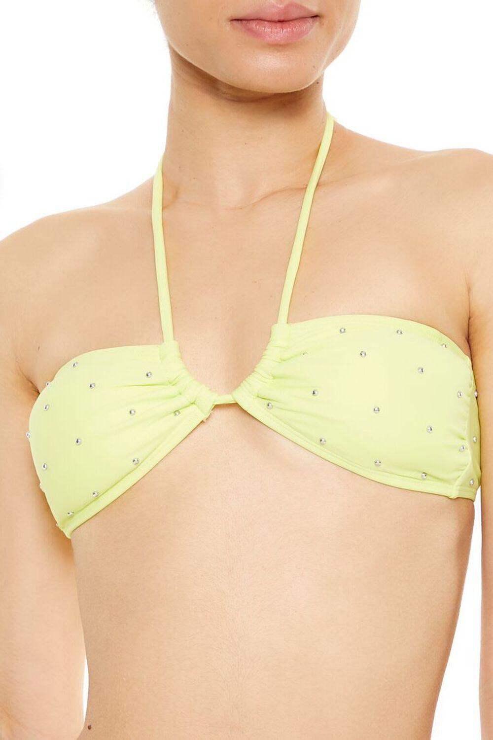 Studded Bandeau Bikini Top | Forever 21 Product Image