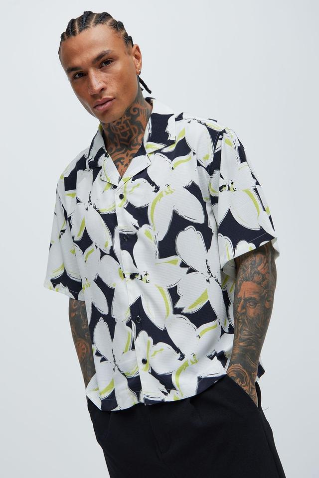 Hartwell Textured Shirt - White/combo Product Image