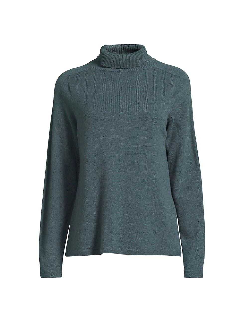 Womens Turtleneck Cashmere Sweater product image