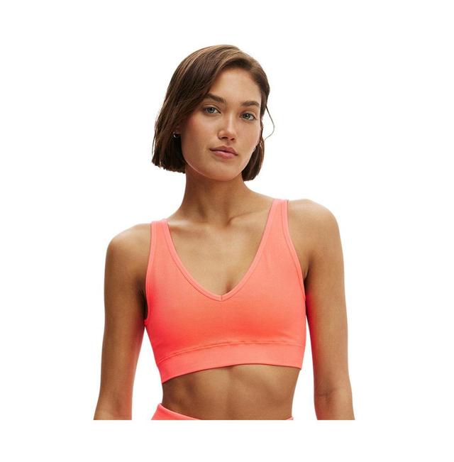 Cotton On Womens Seamless Plunge Strappy Back Crop Product Image