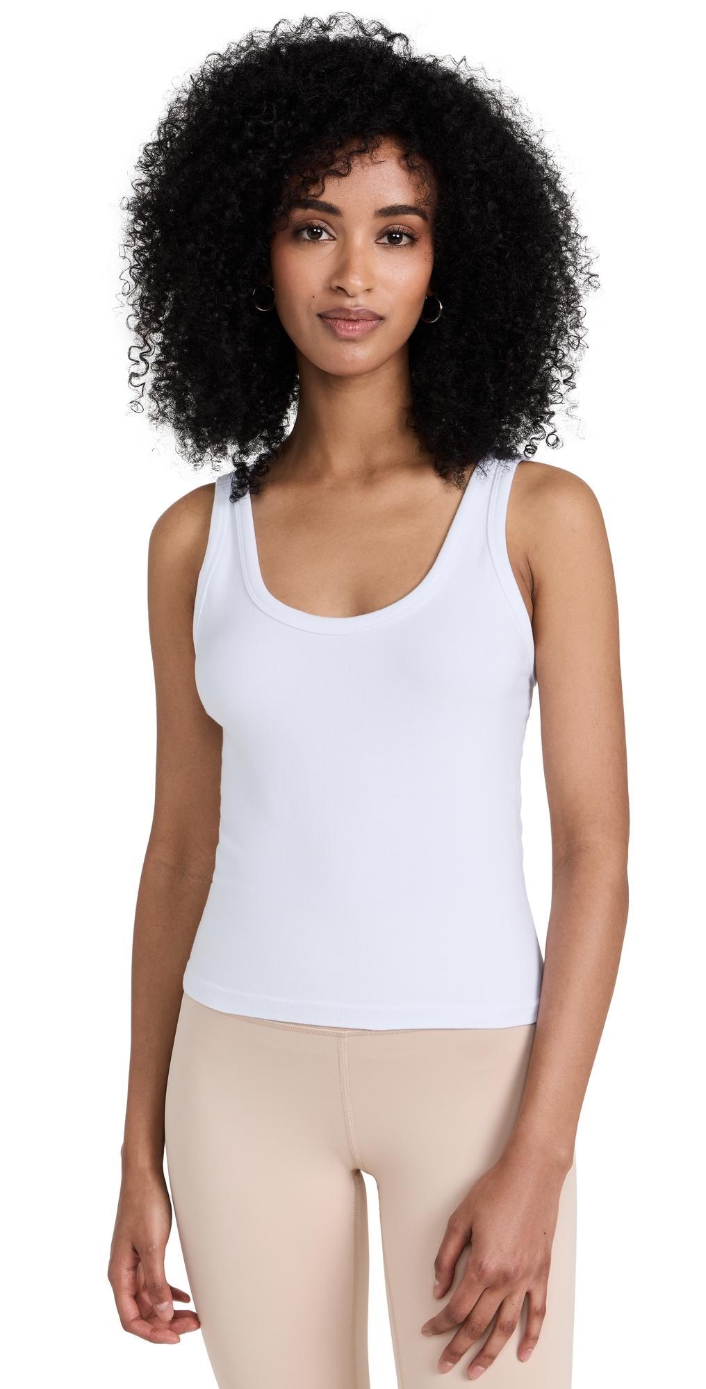 Seamless Chosen Tank - White Product Image