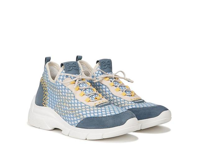 Sam Edelman Chelsie Lace Up Knit Sneaker Summer Sky/Blue Mist Knit Product Image