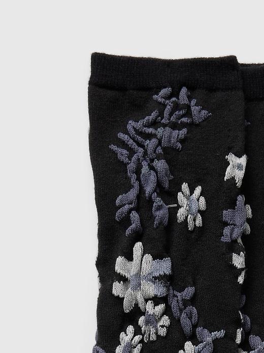 Floral Crew Socks Product Image