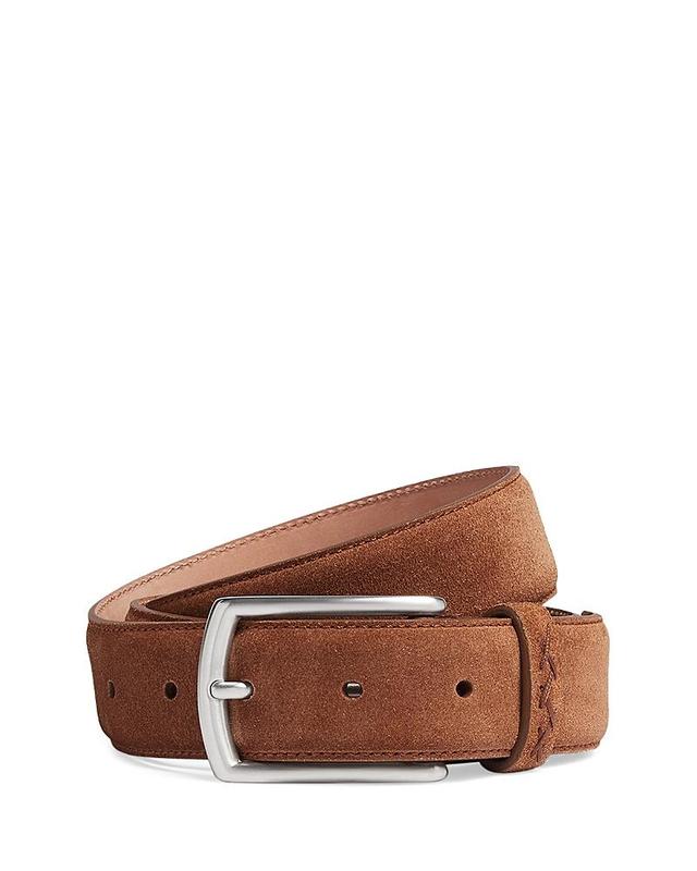 ZEGNA Triple Stitch Suede Belt Product Image