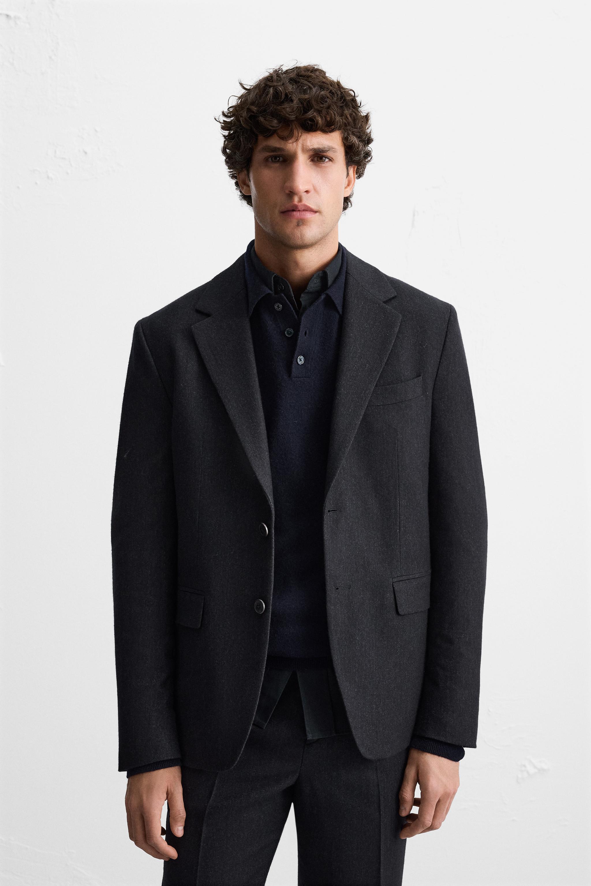 TEXTURED SUIT JACKET Product Image