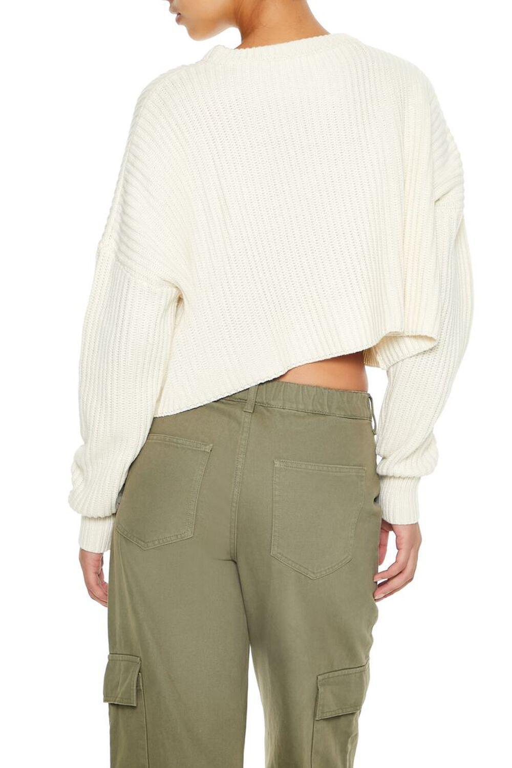 Cropped Rib-Knit Sweater | Forever 21 Product Image