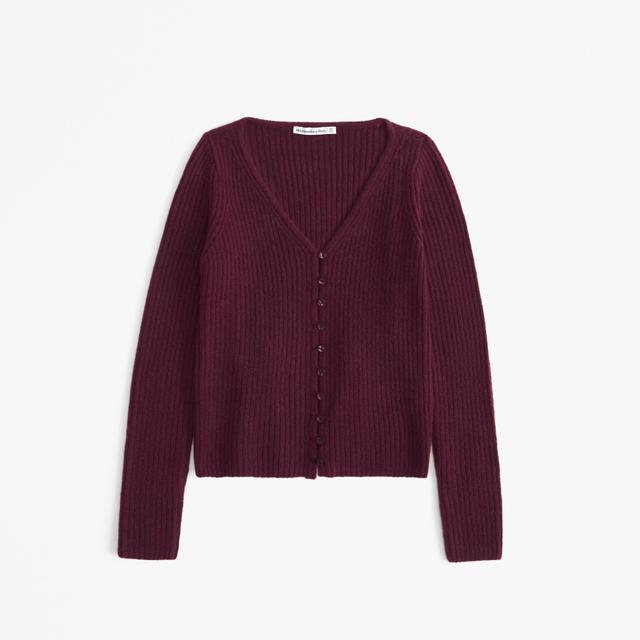 Ribbed Skimming Cardigan Product Image