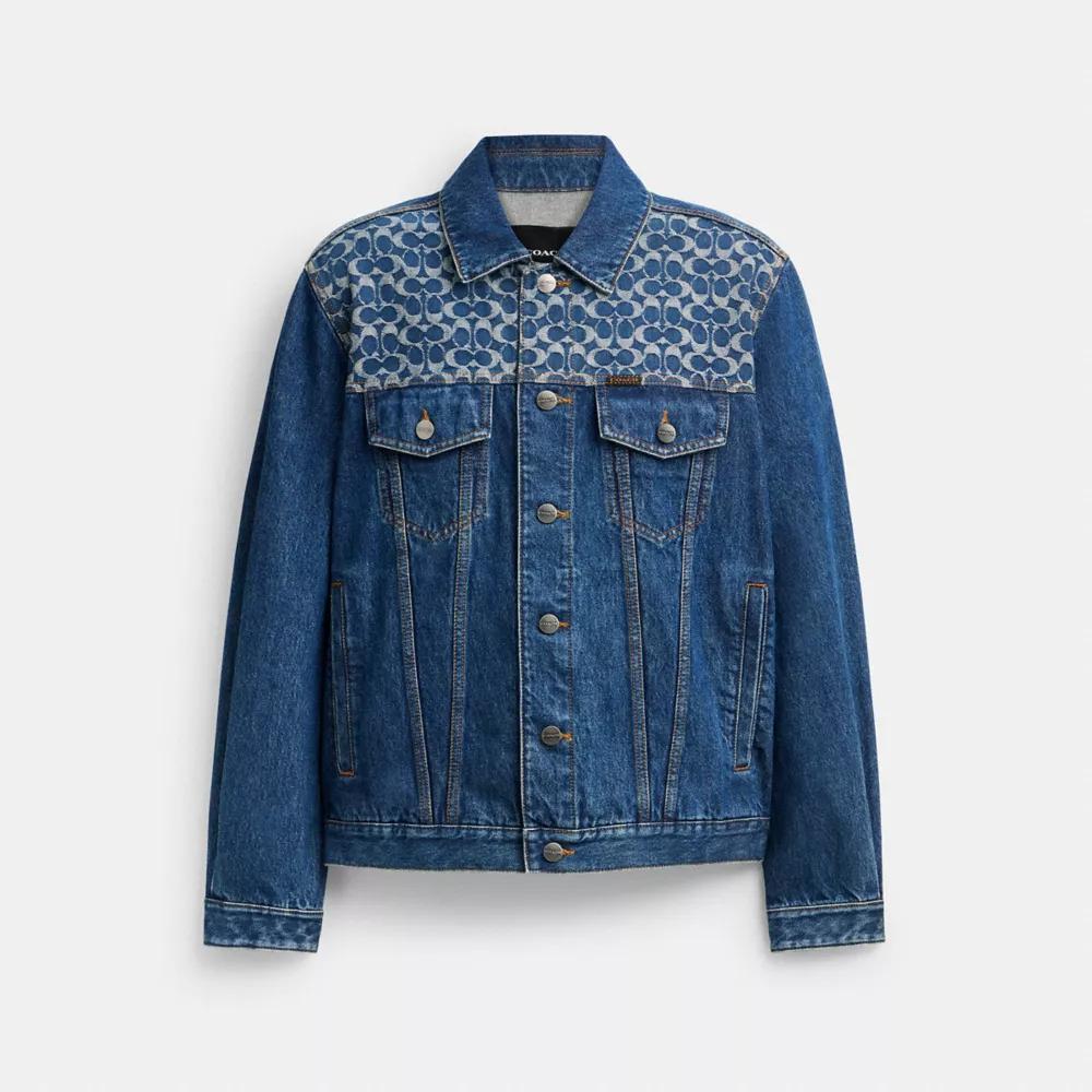 Denim Trucker Jacket Product Image