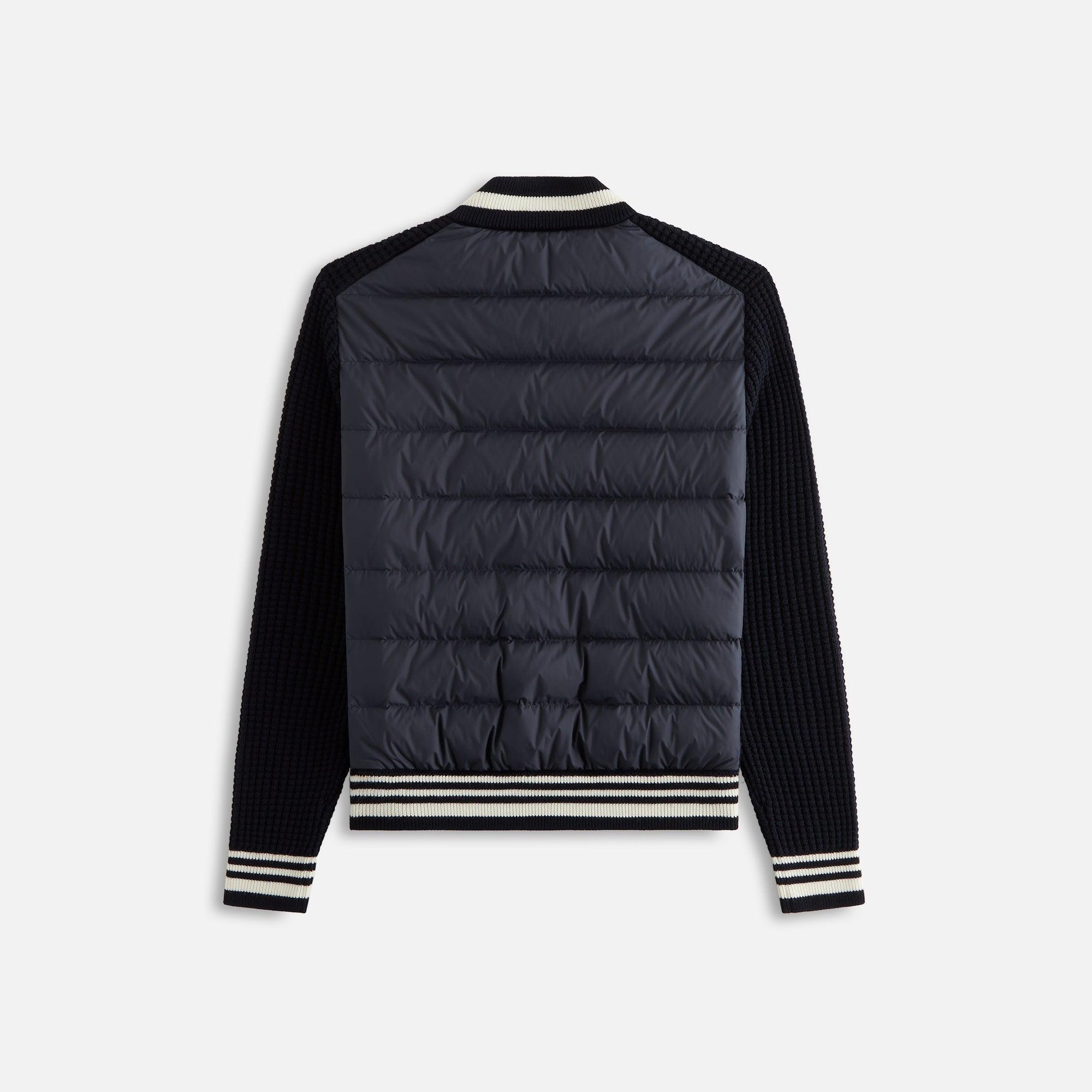 Moncler Cardigan Extrafine Wool - Navy Male Product Image