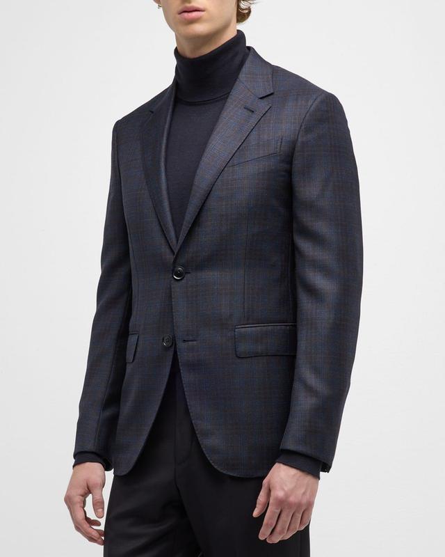 Mens Wool Plaid Sport Coat Product Image