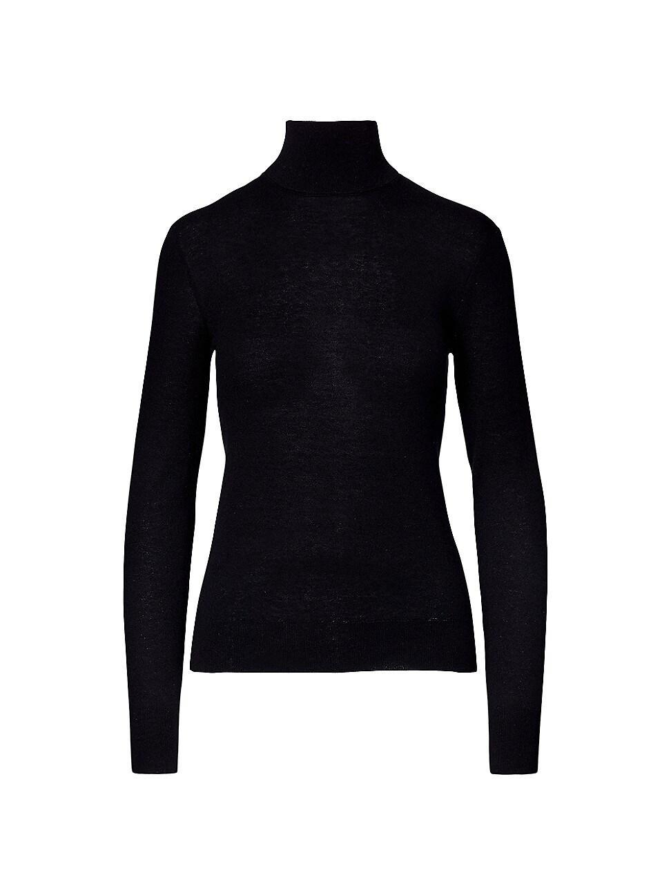 Womens Iconic Style Cashmere Turtleneck Sweater Product Image