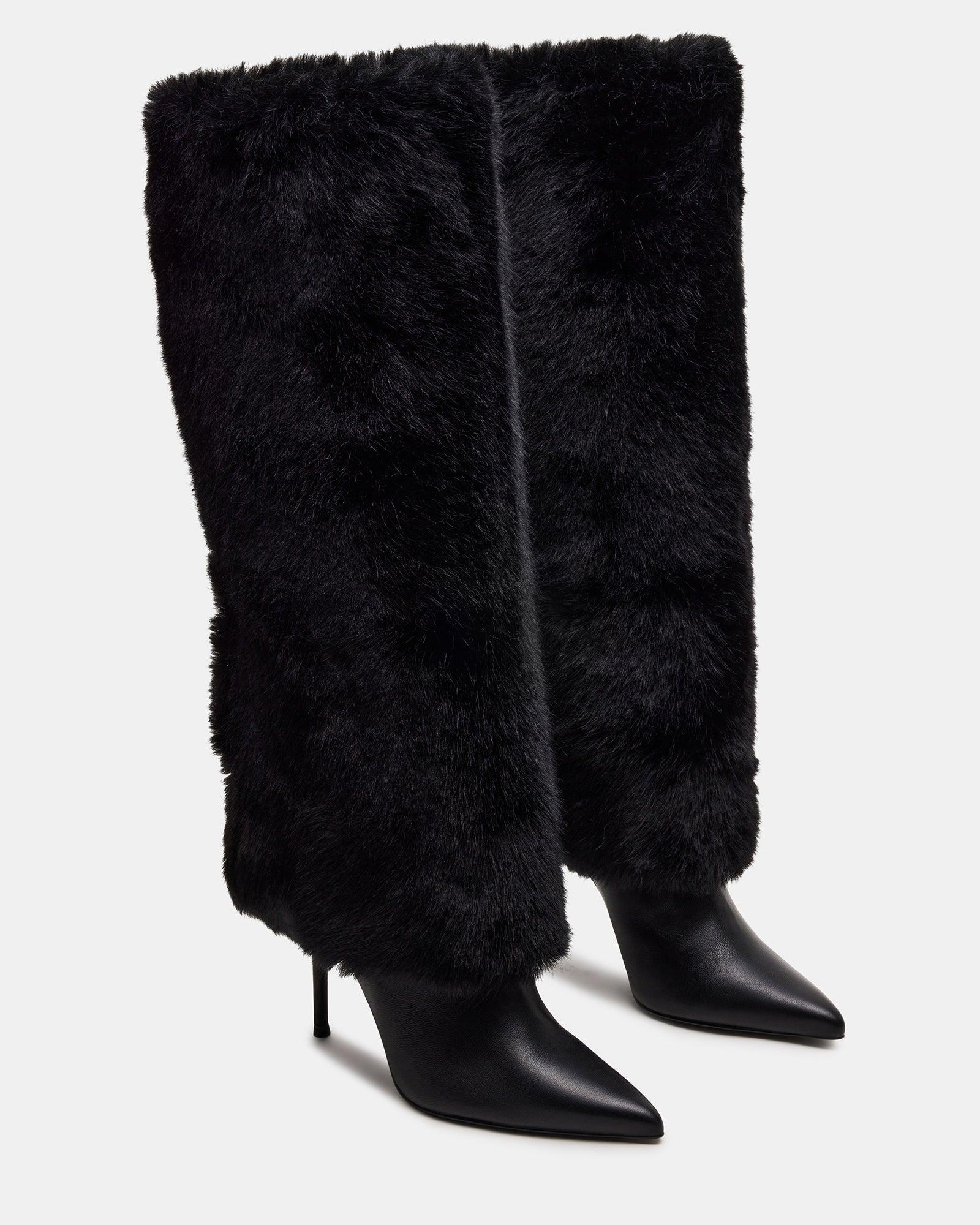 SMITH FAUX FUR BLACK Female Product Image