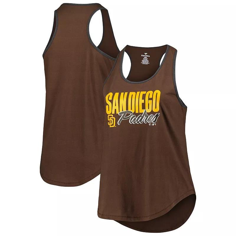 Womens Profile San Diego Padres Plus Size Racerback Tank Top Product Image