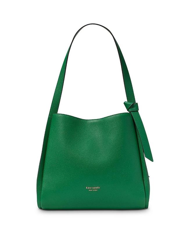 kate spade new york Knott Pebbled Leather Large Shoulder Bag Product Image