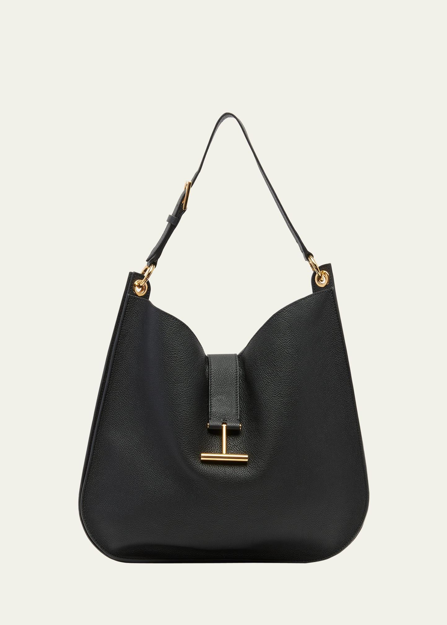 TOM FORD Large Tara Leather Hobo Bag Product Image