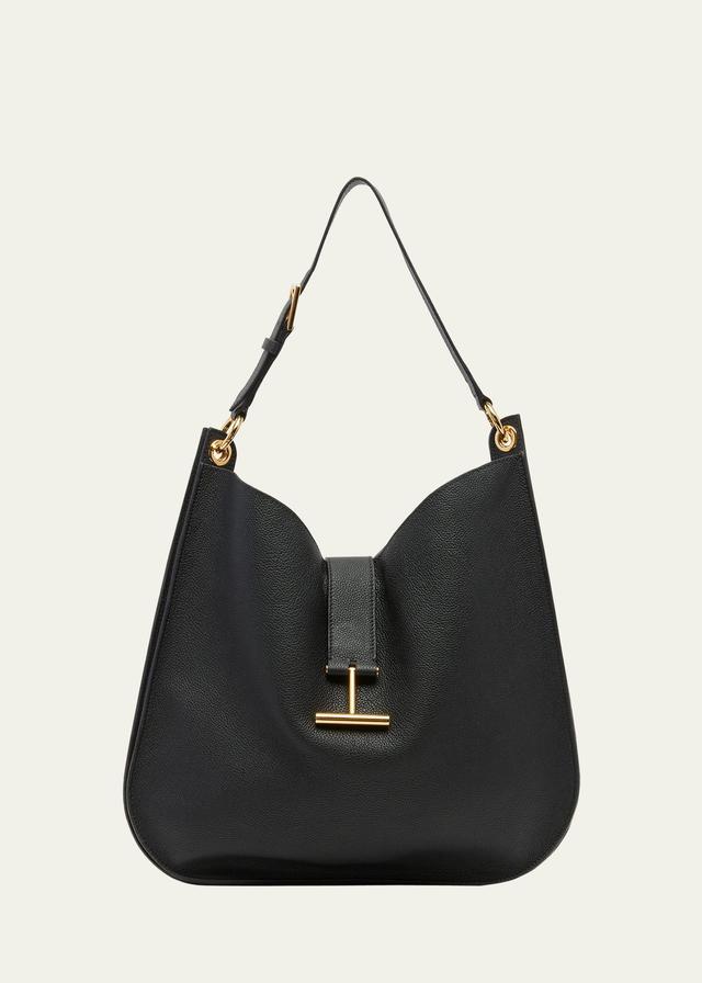 Tara Large Leather Crossbody Hobo Bag Product Image