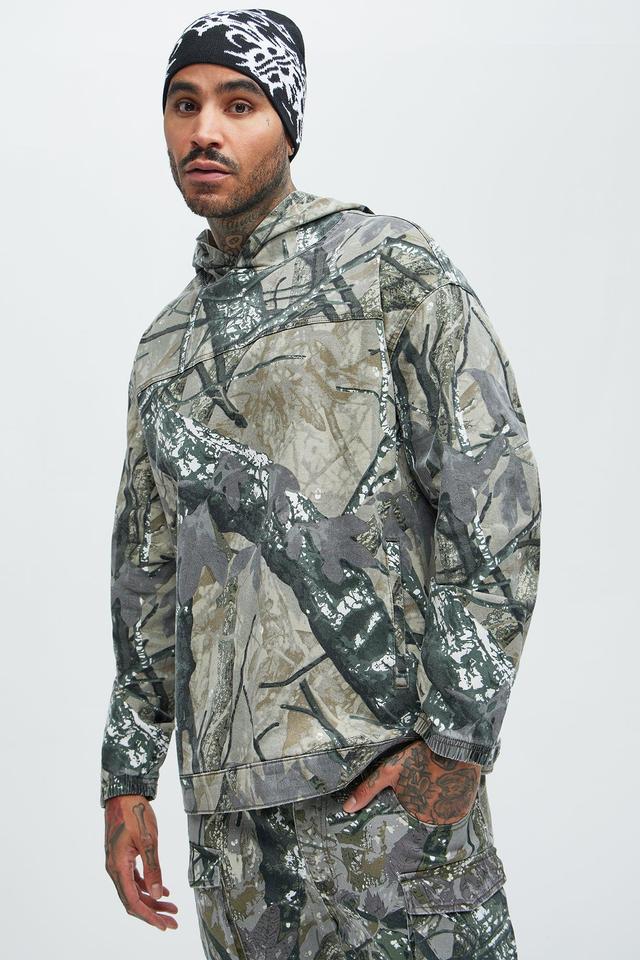 Manatee Camo Pullover Jacket - Camouflage Product Image