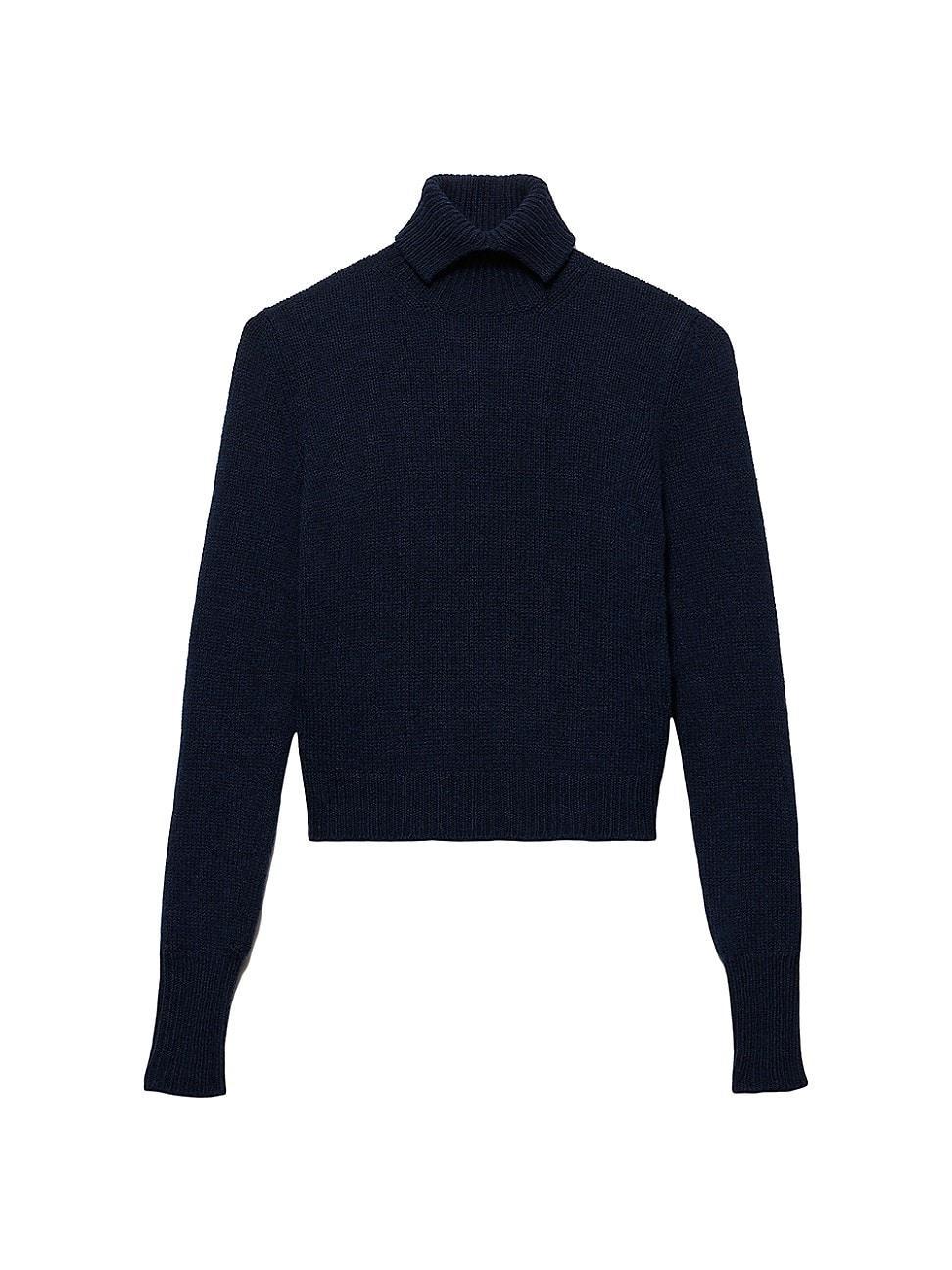 Womens Cashmere Turtleneck Sweater Product Image