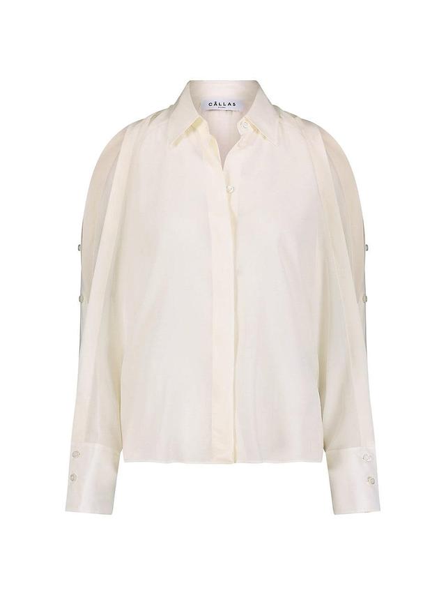 Womens Gita Buttoned Sleeve Shirt Product Image