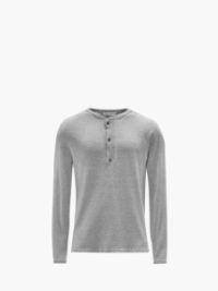 BOUCLE HENLEY TOP in grey | JW Anderson US  Product Image