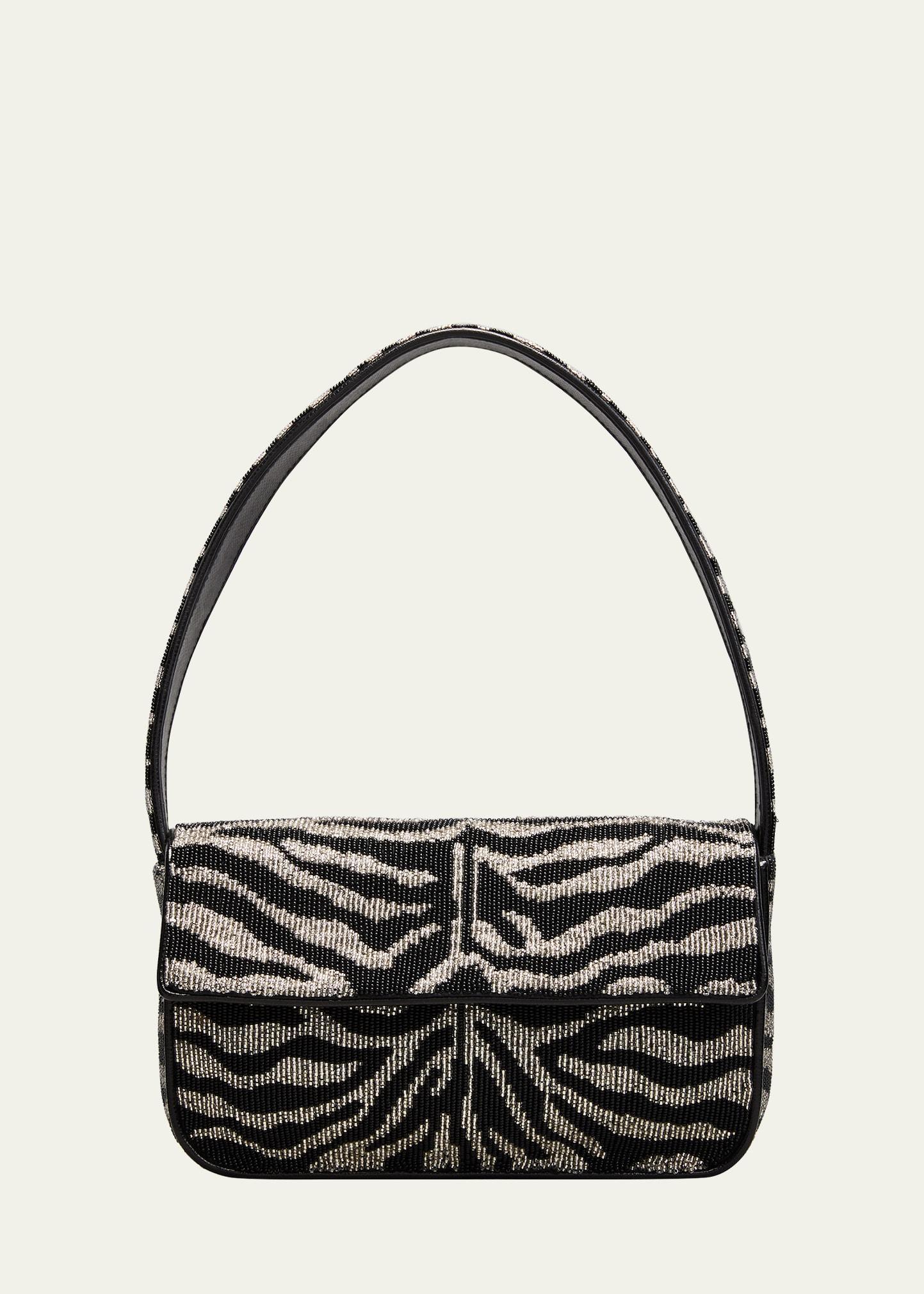 STAUD Tommy Beaded Shoulder Bag Product Image