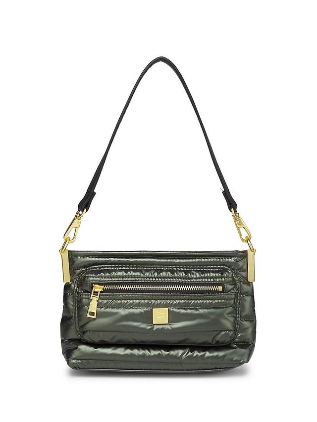 Womens Double Trouble Quilted Shoulder Bag Product Image